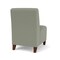 Lesro Siena Lounge Reception Armless Guest Chair, Walnut, OH Eucalyptus Upholstery SN1102 - alternate 2